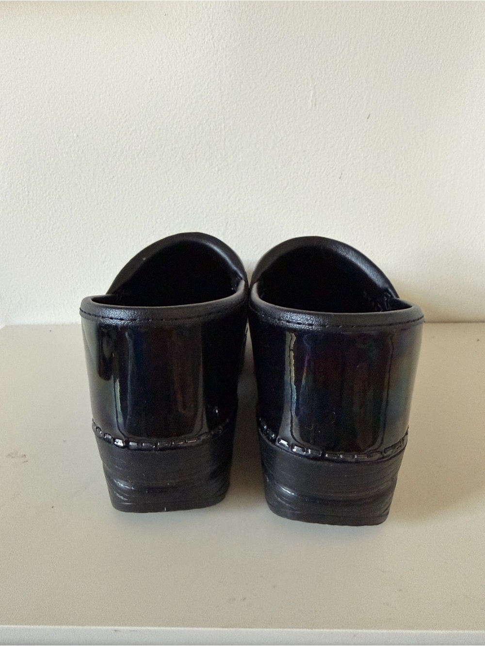 Dansko Women's Iridescent Black Clog. Sz 38 (US 7.5-8) - Picture 3 of 9